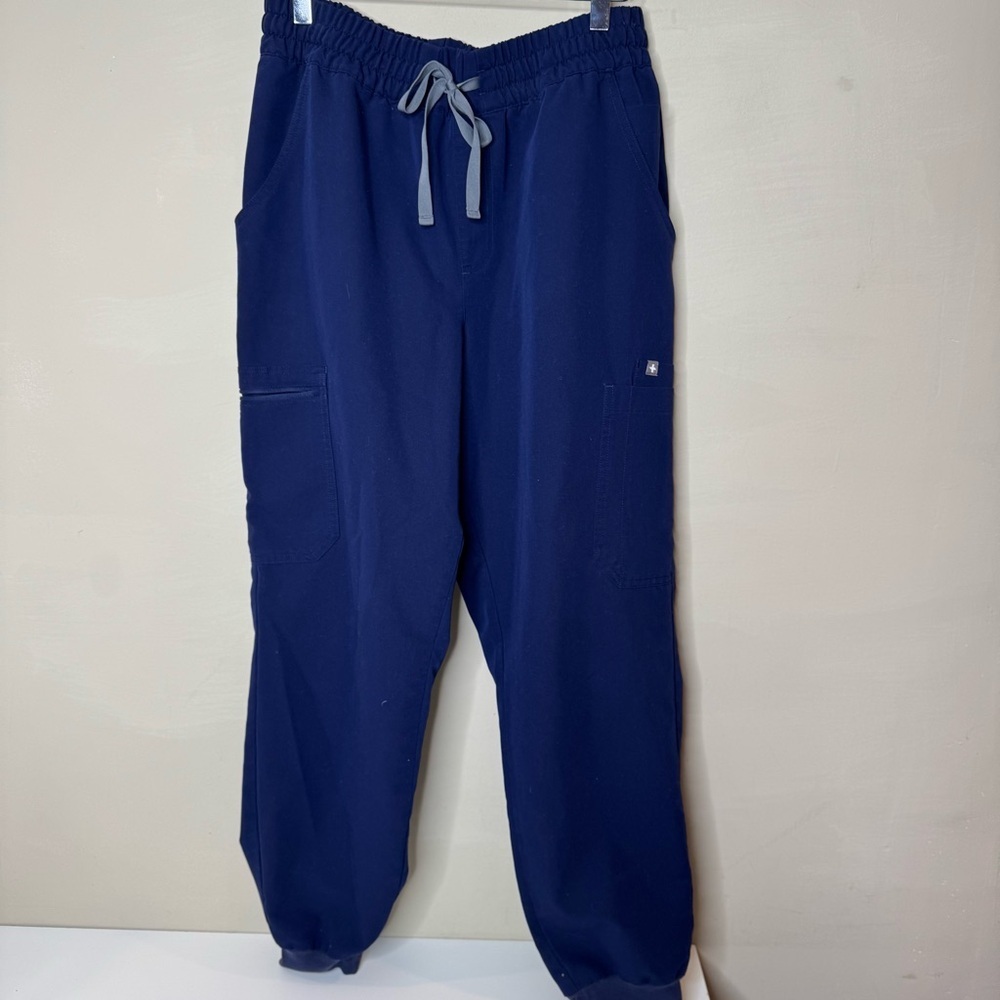FIGS Womens Zamora Jogger Scrub Pant Sz size large blue